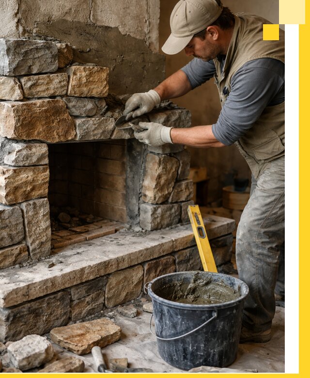 Изготовление и установка каменных каминов под ключ в Нижнем Тагиле