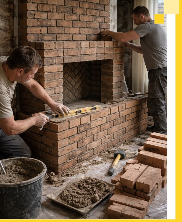 Изготовление и установка кирпичных каминов в Нижнем Тагиле