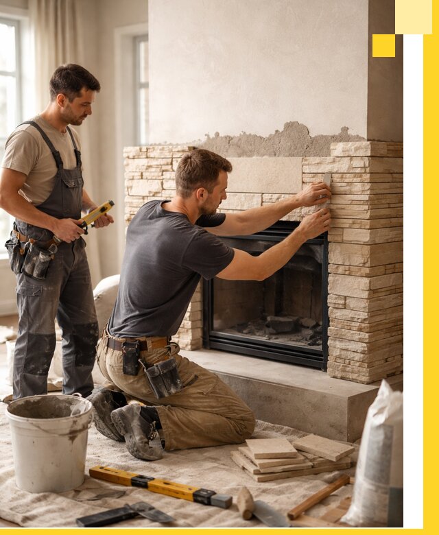 Установка и монтаж каминов для загородного дома в Нижнем Тагиле