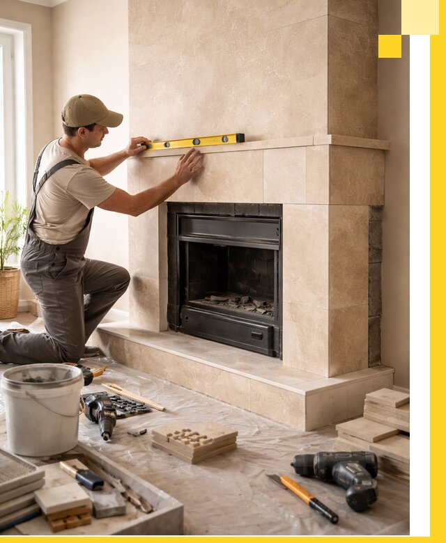 Установка и монтаж каминов в частном доме под ключ в Нижнем Тагиле