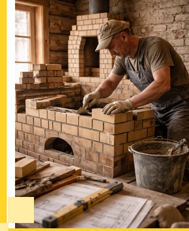 Кладка печей из кирпича в Нижнем Тагиле цены от 31227 р. - ЭриданНжн