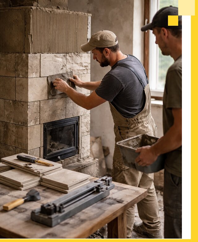 Профессиональная облицовка печей в Нижнем Тагиле: керамика и камень