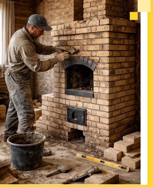 Кирпичные печи под ключ в Нижнем Тагиле: проектирование и кладка