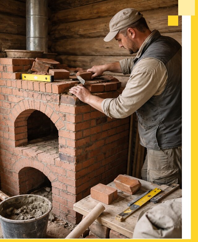 Изготовление и установка русских печей в Нижнем Тагиле под ключ