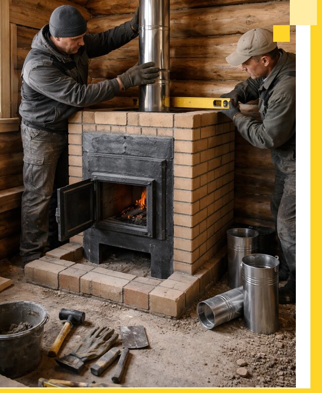 Проектирование, изготовление и установка банных печей в Нижнем Тагиле