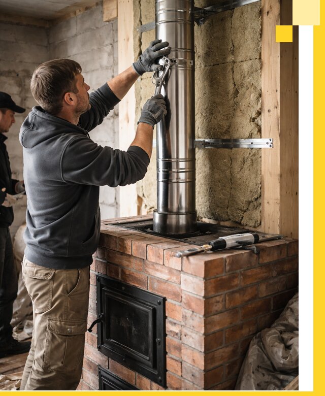 Изготовление и монтаж печей и дымоходов под ключ в Нижнем Тагиле