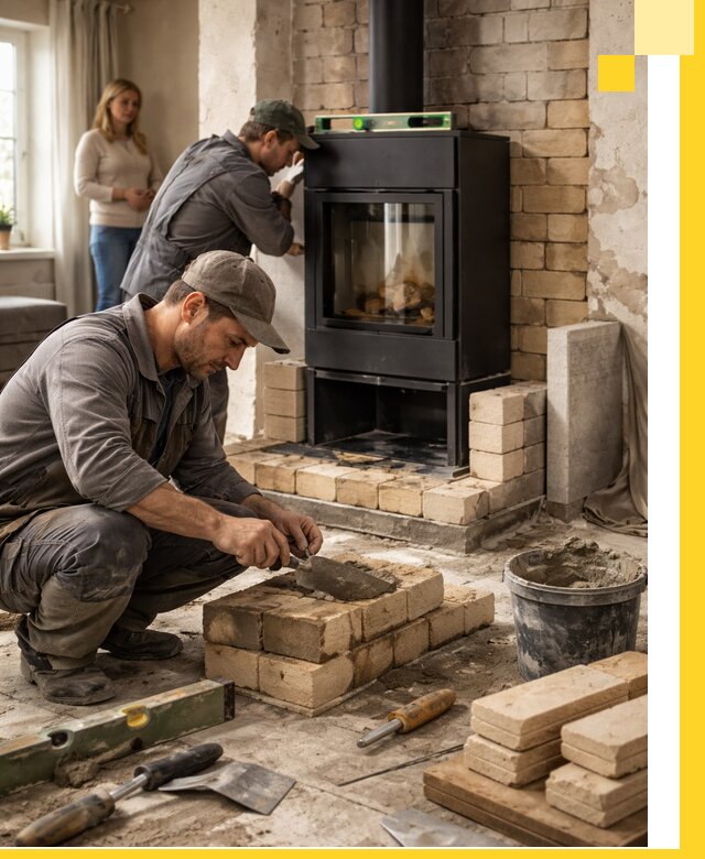 Печи и камины под ключ: проект, установка в Нижнем Тагиле