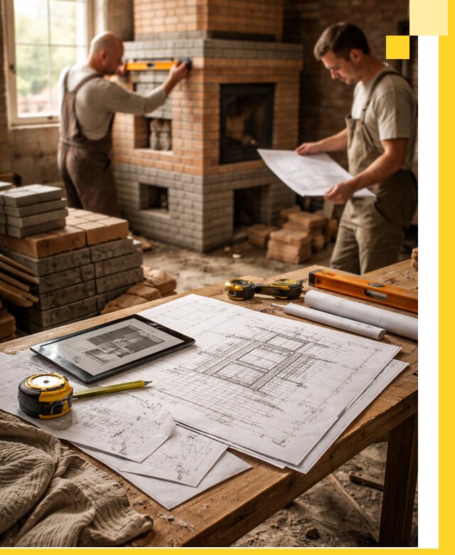 Проекты печей и каминов с индивидуальным дизайном в Нижнем Тагиле