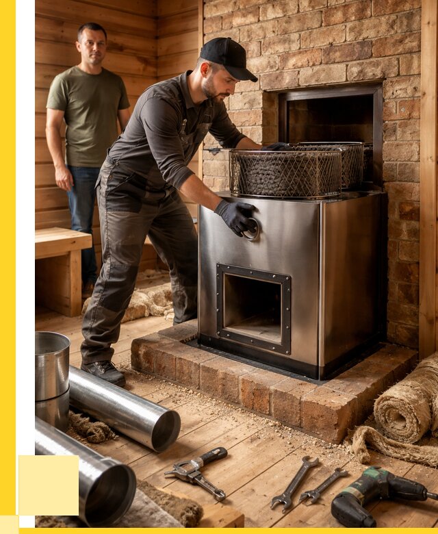 Монтаж банных печей под ключ в Нижнем Тагиле от 18736 р., ЭриданНжн