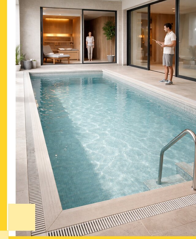 Отделка бассейна пленкой ПВХ в Нижнем Тагиле от 3643 р. - ЭриданНжн