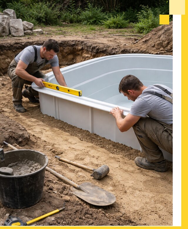 Производство и установка пластиковых бассейнов в Нижнем Тагиле под ключ