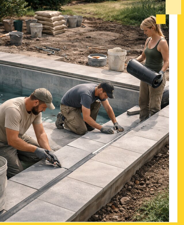 Строительство и монтаж уличных бассейнов под ключ в Нижнем Тагиле