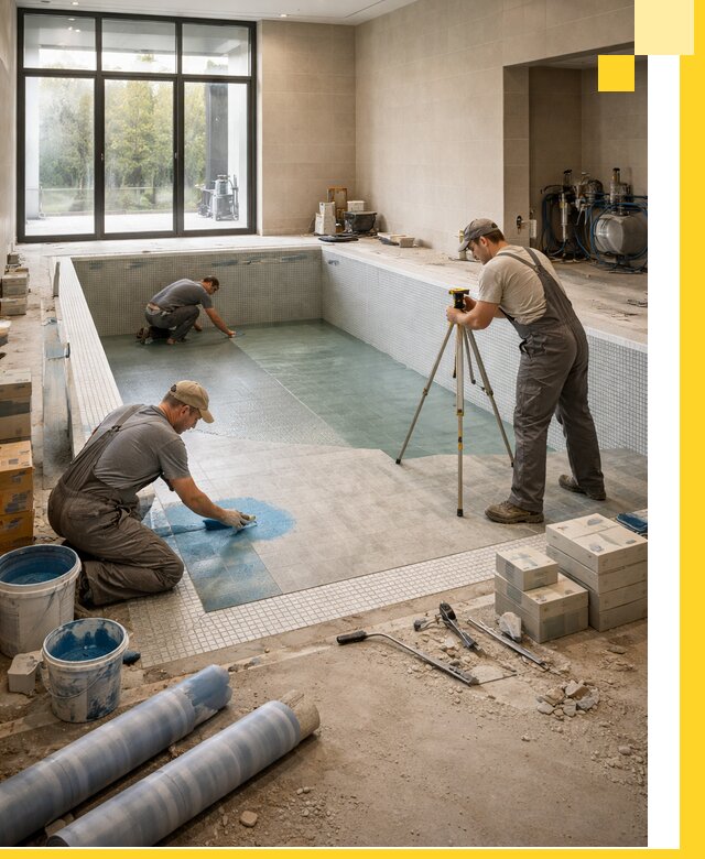 Проект и строительство закрытых бассейнов в Нижнем Тагиле под ключ