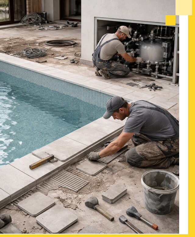 Строительство и монтаж бассейнов в коттедже в Нижнем Тагиле