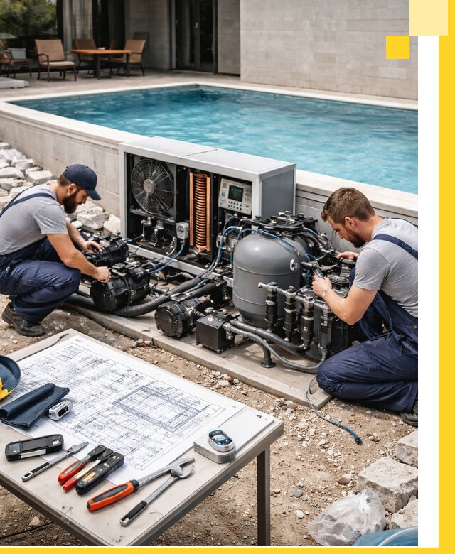 Проектирование и монтаж бассейнов с подогревом в Нижнем Тагиле