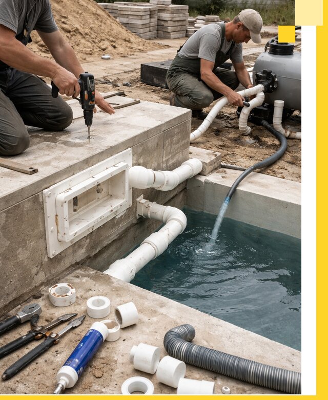 Строительство скиммерных бассейнов под ключ в Нижнем Тагиле