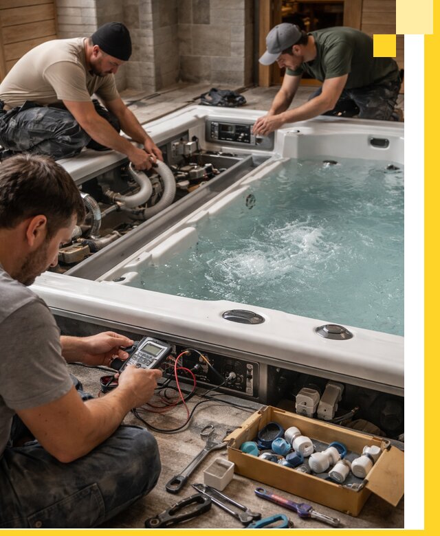 Гидромассажные бассейны под ключ в Нижнем Тагиле, дизайн и монтаж