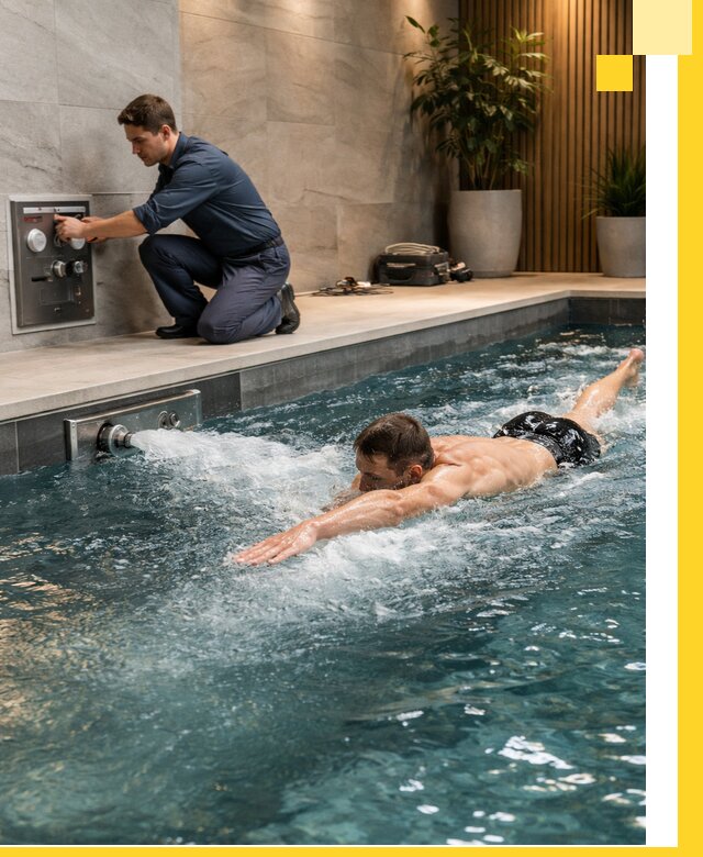 Проектирование и монтаж бассейнов с противотоком в Нижнем Тагиле