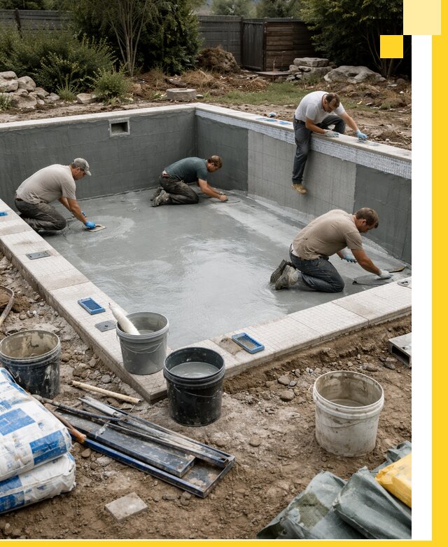 Изготовление и монтаж чаши бассейна под ключ в Нижнем Тагиле