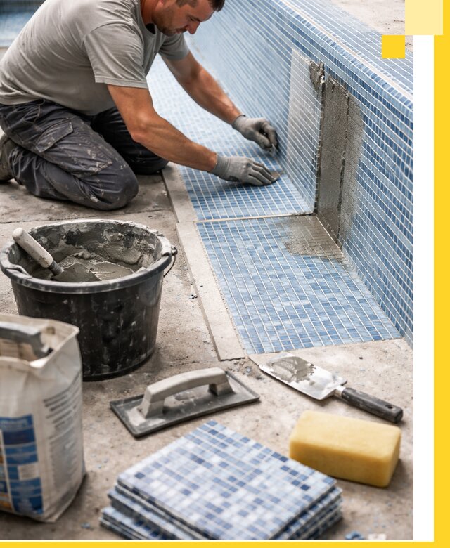 Укладка и ремонт мозаики для бассейнов под ключ в Нижнем Тагиле