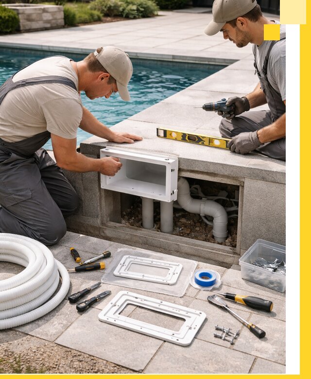 Поставка и установка скиммеров для бассейнов в Нижнем Тагиле