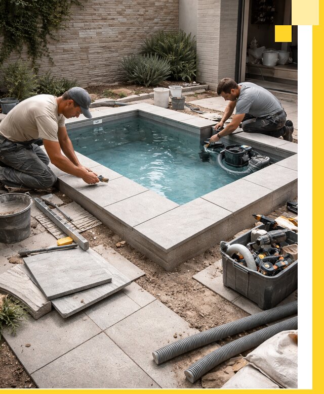 Мини бассейны под ключ в Нижнем Тагиле, дизайн и установка