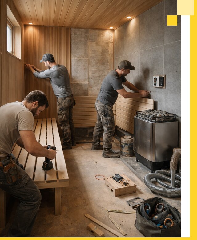 Сауны под ключ в Нижнем Тагиле, проектирование, строительство, отделка
