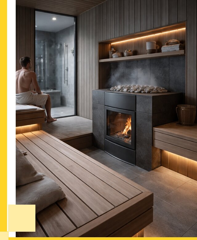 Проект сауны в частном доме в Нижнем Тагиле от 36432 р. | ЭриданНжн