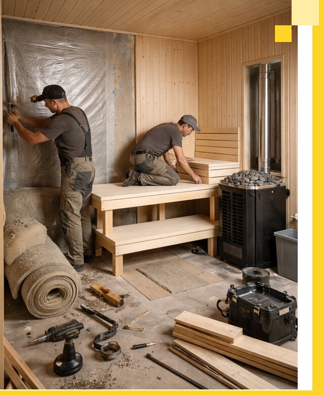 Проекты саун под ключ в Нижнем Тагиле дизайн и строительство