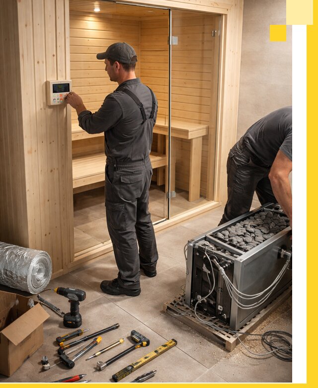 Поставка, установка и монтаж электрических саун в Нижнем Тагиле