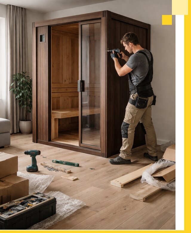 Установка и производство мини саун под ключ в Нижнем Тагиле