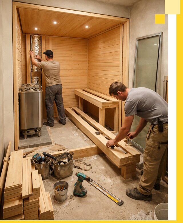 Проектирование и установка домашних саун под ключ в Нижнем Тагиле