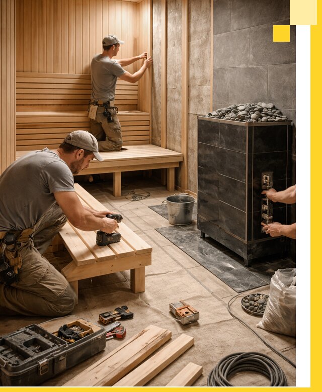 Дизайн и строительство интерьерных саун под ключ в Нижнем Тагиле