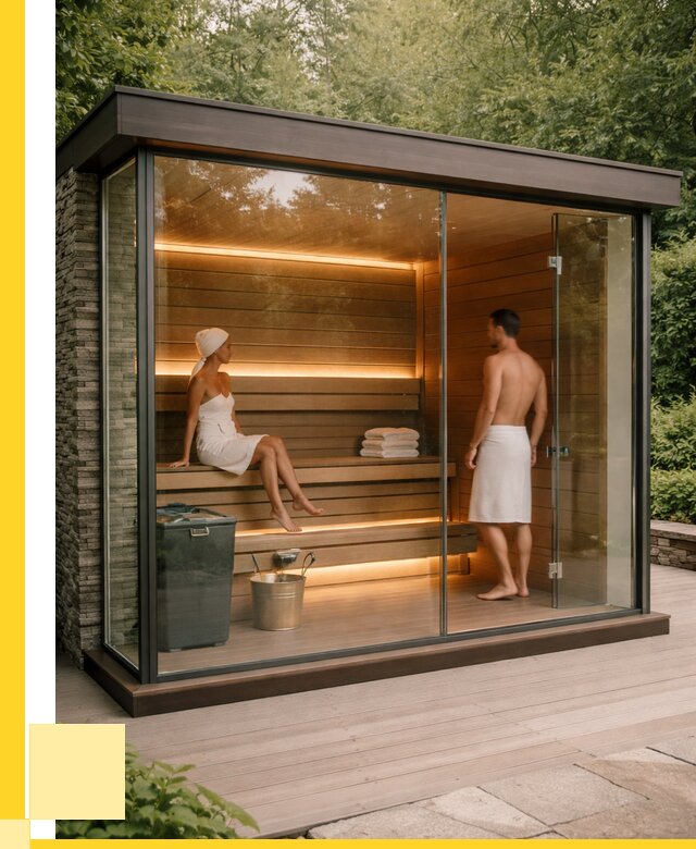 Сауна стеклянная и двери для сауны в Нижнем Тагиле от 260225 р. | ЭриданНжн