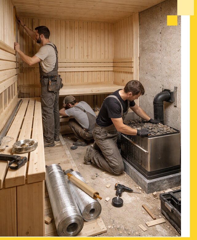 Индивидуальные сауны на заказ в Нижнем Тагиле под ключ, проект и монтаж