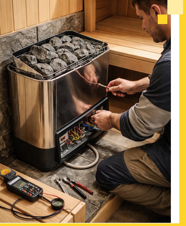 Продажа и установка электрокаменок для саун в Нижнем Тагиле