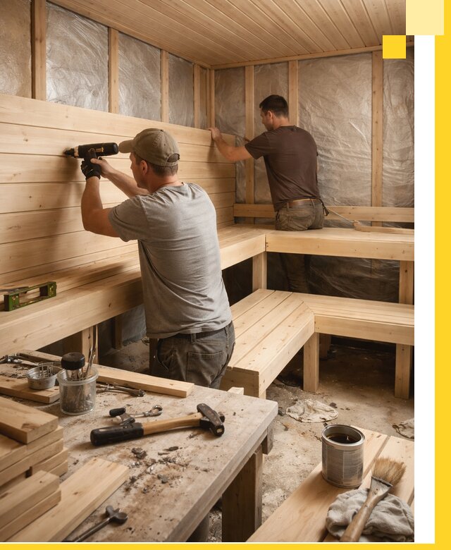 Профессиональная отделка бань и саун под ключ в Нижнем Тагиле