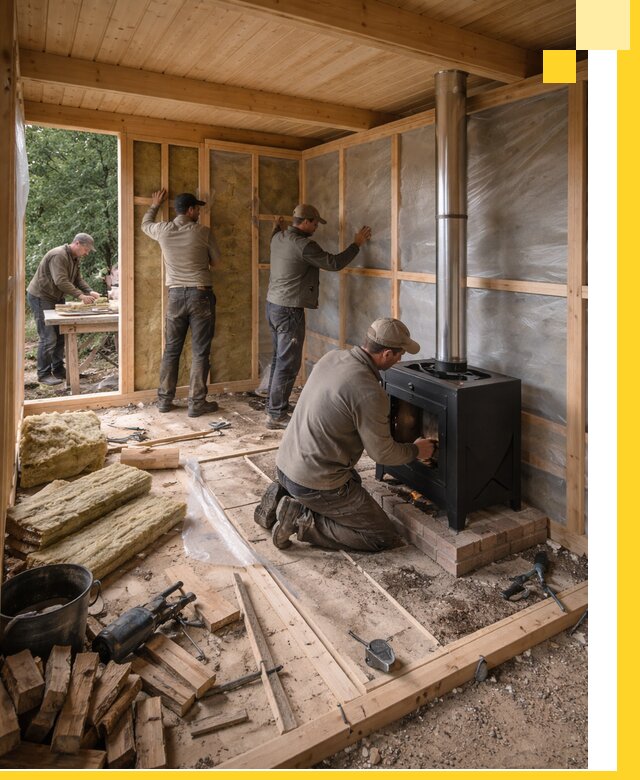 Профессиональный монтаж бань под ключ в Нижнем Тагиле для дома