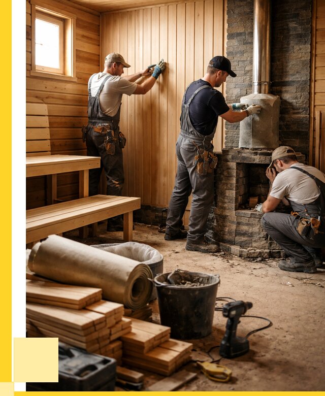 Ремонт бань под ключ в Нижнем Тагиле от 46841 р. | ЭриданНжн