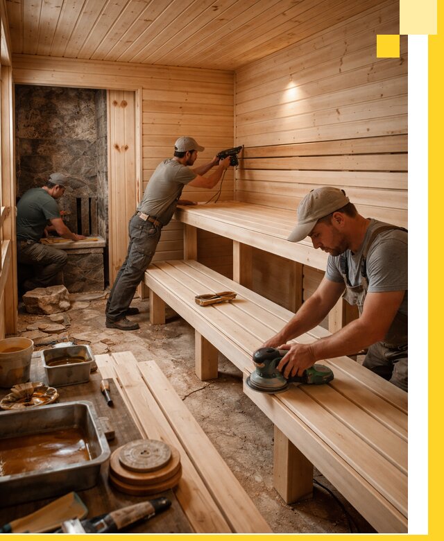 Профессиональная отделка бань в Нижнем Тагиле под ключ, с гарантией