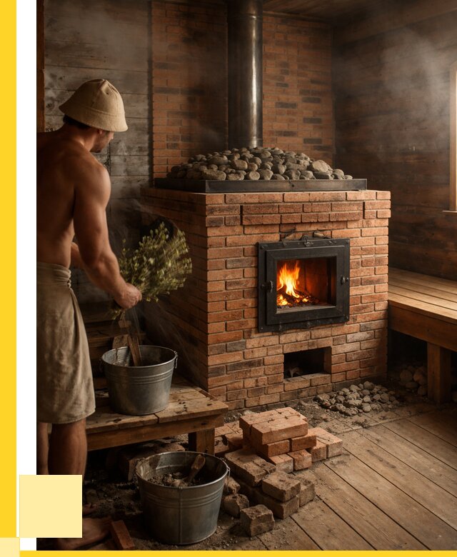 Кирпичные банные печи в Нижнем Тагиле от 93681 р. | ЭриданНжн