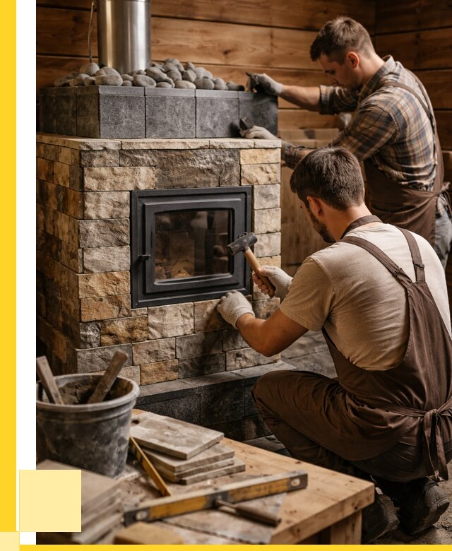 Облицовка банной печи в Нижнем Тагиле от 15614 р. | ЭриданНжн