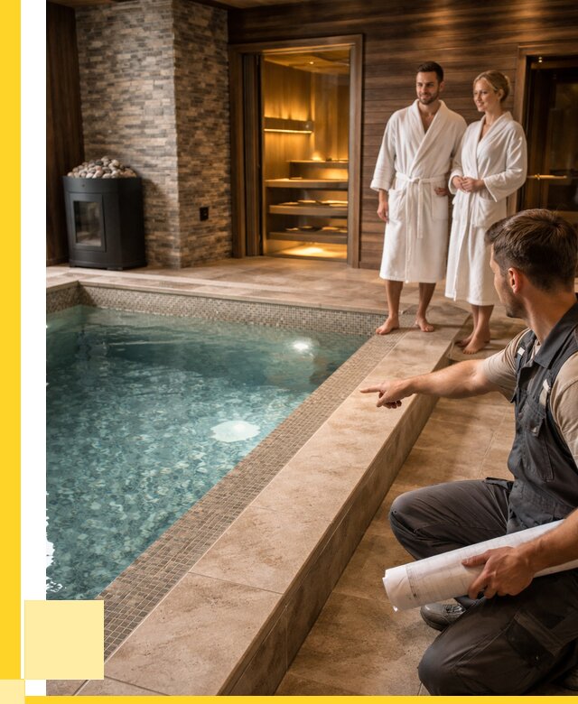 Проект бани с бассейном под ключ в Нижнем Тагиле от 67659 р. | ЭриданНжн