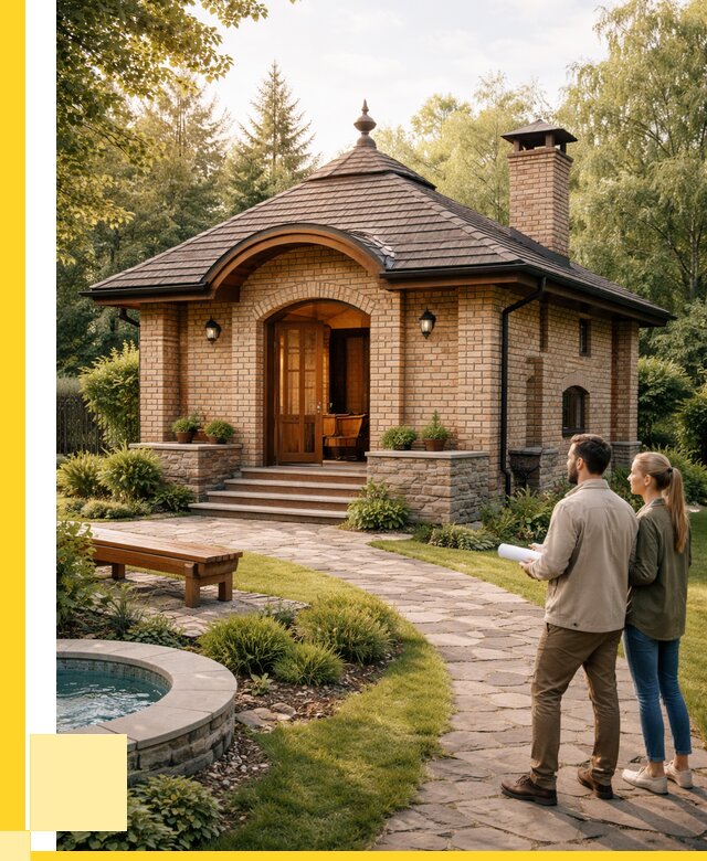 Проект кирпичной бани в Нижнем Тагиле от 31227 р. | ЭриданНжн