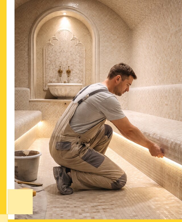 Отделка хамамов под ключ в Нижнем Тагиле от 5725 р. | ЭриданНжн