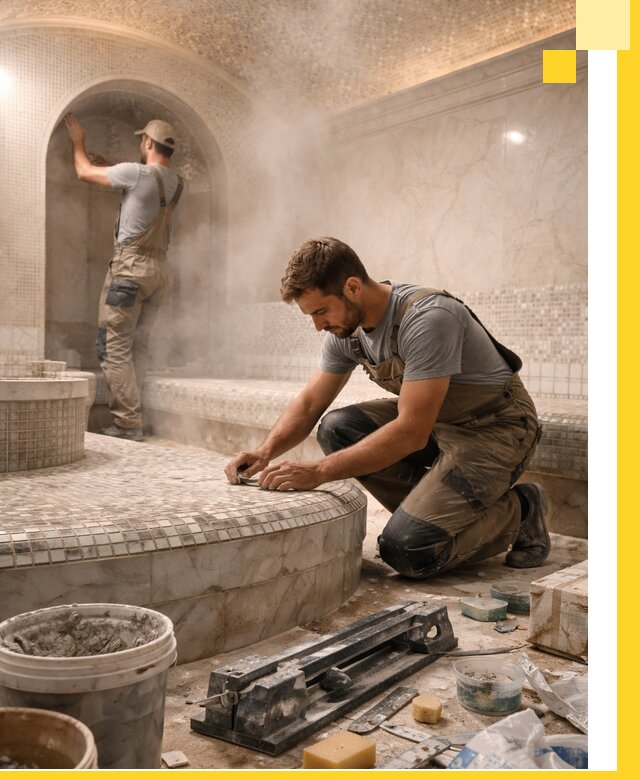 Профессиональный дизайн хамама и SPA под ключ в Нижнем Тагиле