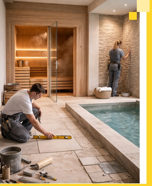 Комплексный дизайн и отделка интерьеров SPA под ключ в Нижнем Тагиле